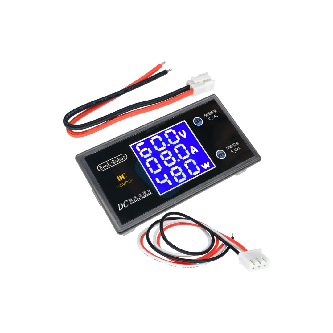 Voltímetro Amperímetro Vatímetro Digital Dc 0-100v 10a 1000w